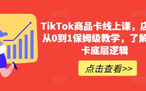 TikTok電商商品卡教程：從零基礎到專業(yè)運營，深度解析商品卡底層邏輯