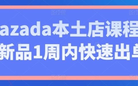 Lazada本地店鋪培訓(xùn)課程：新品一周內(nèi)實(shí)現(xiàn)快速銷售的策略與技巧