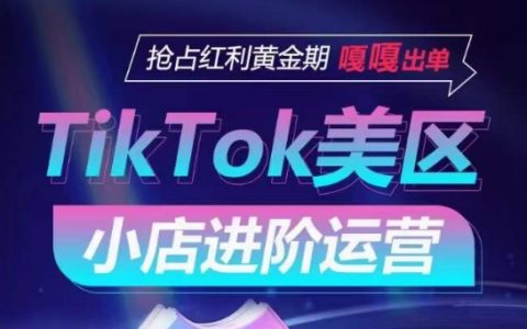 TikTok美國小店進階運營攻略：抓住紅利期，實現訂單暴增【獨家技巧揭秘】