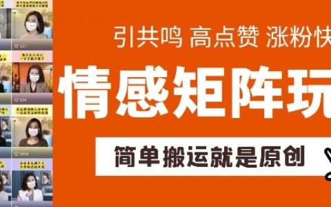 揭秘！輕松搬運情感矩陣：快速漲粉、帶貨、起號的高效玩法