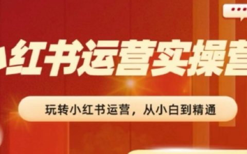 2024年小紅書運(yùn)營(yíng)實(shí)戰(zhàn)營(yíng)：從新手到專家的成長(zhǎng)路徑，實(shí)現(xiàn)0到1再到100的飛躍
