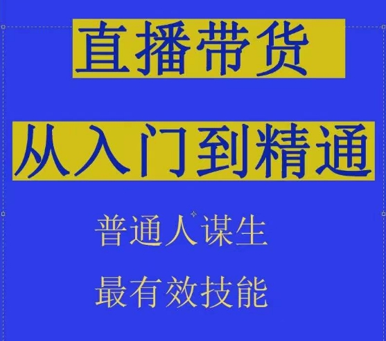 2024抖音直播帶貨直播間拆解抖運營從入門到精通，普通人謀生最有效技能
