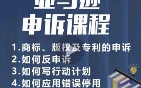 亞馬遜店鋪維權(quán)實(shí)操課程：商標(biāo)、版權(quán)與專利申訴策略，保障店鋪安全指南