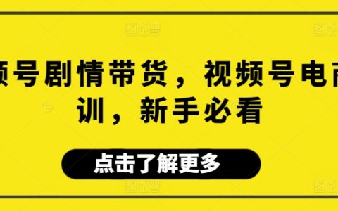 新手電商入門：視頻號帶貨劇本攻略與實操培訓指南