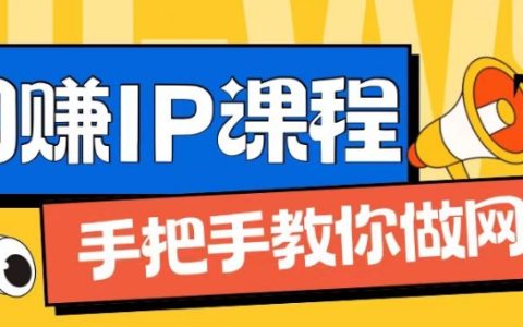 IP合伙人1.0打造指南：從零基礎到網創成功，教你實現月入過萬【深度揭秘】