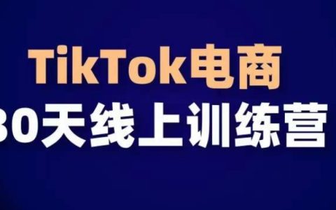 TikTok電商變現(xiàn)30天培訓(xùn)課程，抓住全球流量紅利，錯(cuò)過就是遺憾！
