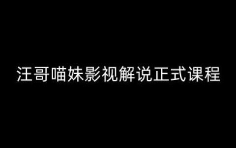 《汪氏影視剪輯大師班：剪映與PR實操教程，揭秘視解說剪輯五大高效法則及七大核心工具》