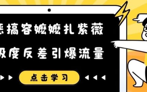 容嬤嬤扎紫薇的惡搞短視頻，強烈反差引發流量狂潮