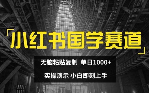 輕松掌握國學領域賺錢技巧：一鍵復制，日賺千元，新手快速入門教程