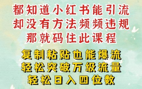 揭秘小紅書流量密碼：一周內輕松突破萬級流量池，以減肥為例，每天穩定引流變現四位數的實戰技巧