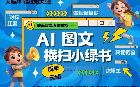 AI助力小綠書長尾流量變現，圖文一鍵生成，熱門選題輕松駕馭，每日產出圖文3000+高效策略