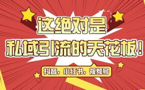 全網(wǎng)引流新招：多平臺(tái)公域轉(zhuǎn)私域技巧，快速吸引500+客戶，附贈(zèng)引流腳本與克隆截流策略【揭秘】