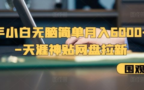 輕松月入6000+！網(wǎng)盤拉新項(xiàng)目全揭秘，附帶成功案例與技巧