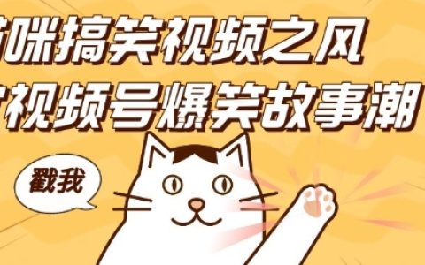 借助貓咪搞笑視頻熱潮，打造視頻號爆笑故事，輕松實現(xiàn)日收入四位數(shù)，零基礎快速入門