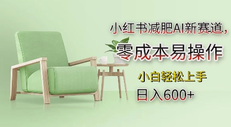 小紅書(shū)減肥AI新賽道，零成本易操作，日入多張，小白輕松上手【揭秘】