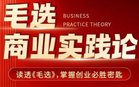 毛選商業智慧解析：掌握創業成功秘訣