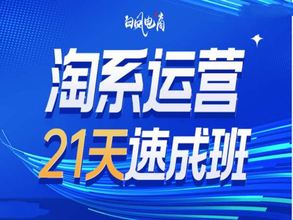 淘系運營21天速成班35期,年前最后一波和2025方向