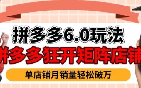 拼多多虛擬商品6.0升級版：2025新規(guī)下高利潤選品實操，過萬案例拆解