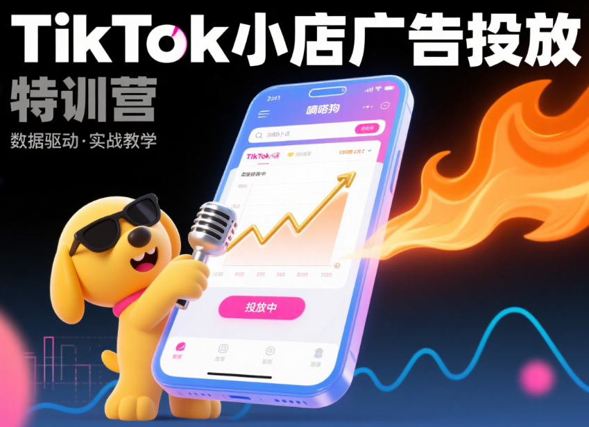 嘀嗒狗數(shù)據(jù)TikTok小店廣告投放特訓(xùn)營(yíng),謝景鴻老師主講玩轉(zhuǎn)VSA/PSA/LSA?? 美區(qū)/東南亞/新市場(chǎng)全覆蓋 ??