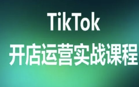 TikTok開店運(yùn)營實(shí)戰(zhàn)課程，TK跨境電商實(shí)操全流程
