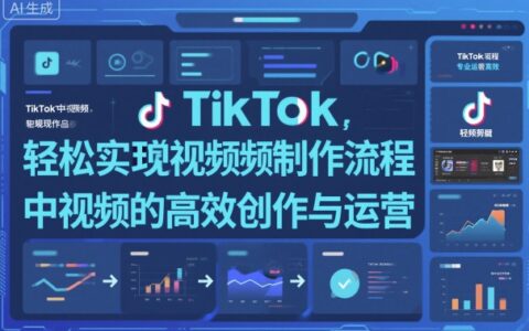 TikTok中視頻制做流程，輕松實現(xiàn)Tk中視頻的高效創(chuàng)作與運(yùn)營