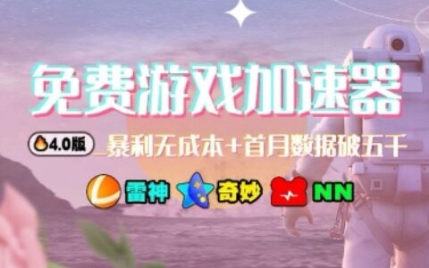 游戲加速器項(xiàng)目4.0_最新打法思路（愛玩游戲也能邊玩邊被動(dòng)收益）