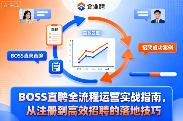 BOSS直聘全流程運營實戰指南,從注冊到高效招聘的落地技巧