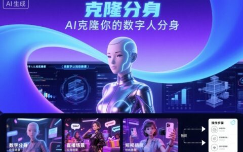 AI數(shù)字人認(rèn)知實(shí)操課，克隆你的數(shù)字人分身