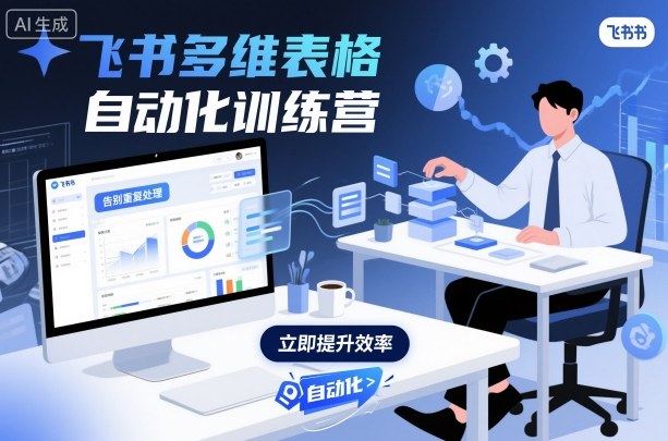 飛書多維表格自動化訓練營,手把手教你告別重復處理,用多維表格開啟高效辦公新模式