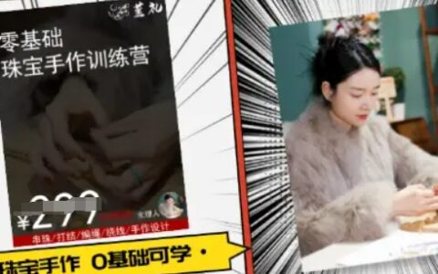 小集電商水晶直播帶貨課-抖音電商教程