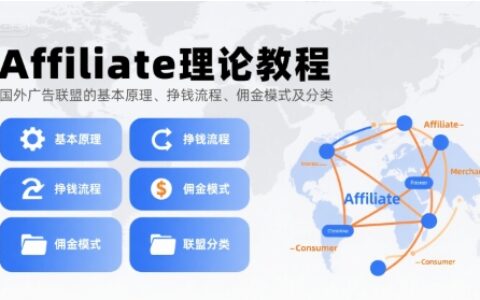 Affiliate理論教程，國外廣告聯盟的基本原理、掙錢流程、傭金模式及分類