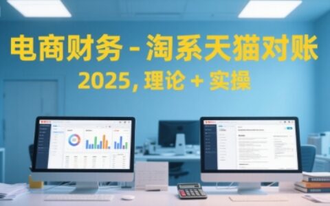 電商財務-淘系天貓對賬2025，理論+實操