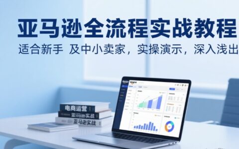 亞馬遜全流程實戰教程，適合新手及中小賣家，實操演示，深入淺出