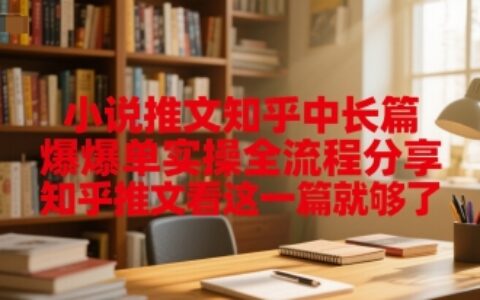 小說(shuō)推文知乎中長(zhǎng)篇爆單實(shí)操全流程分享，知乎推文看這一篇就夠了