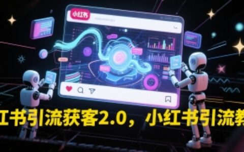 小紅書引流獲客2.0，小紅書引流教程