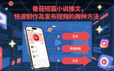 番茄短篇小說(shuō)推文，快速制作及發(fā)布視頻的兩種方法