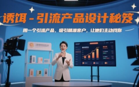 誘餌-引流產品設計秘笈，用一個引流產品，吸引精準客戶，讓他們主動找你