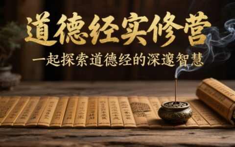 道德經(jīng)實修營，一起探索道德經(jīng)的深邃智慧