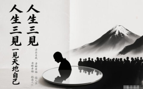 人生三見一見天地見眾生見自己，活出自我擁有清晰幸福人生，搞透人性