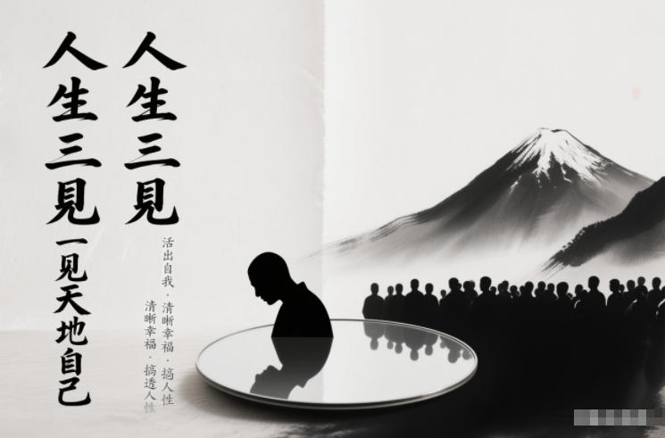 人生三見一見天地見眾生見自己，活出自我擁有清晰幸福人生，搞透人性